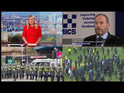 BBC News Report On Police Scotland DISGRACEFUL Facial Recognition Plans For Celtic & Rangers Fans