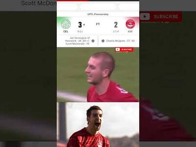 WHEN CHARLIE MULGREW SCORED TWO AGAINST US! THANK GOD WE WON 🍀 #charliemulgrew #Celtic
