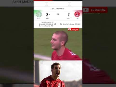 WHEN CHARLIE MULGREW SCORED TWO AGAINST US! THANK GOD WE WON 🍀 #charliemulgrew #Celtic