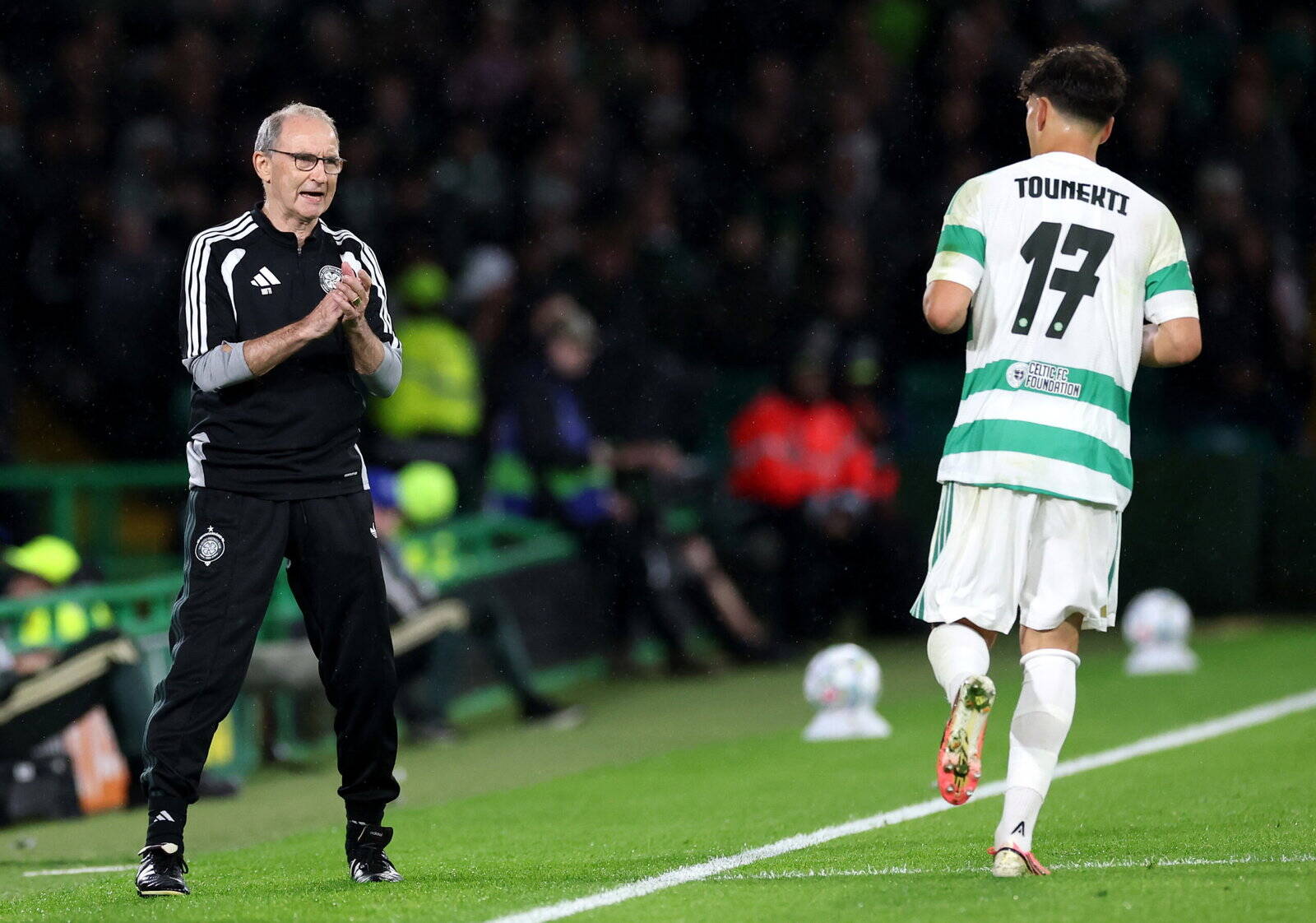 Camilo Duran’s 90-metre Celtic sprint catches Callum McGregor’s eye after LASK win