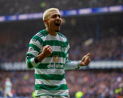 Julian Araujo watches Celtic Champions League win as return talk refuses to disappear