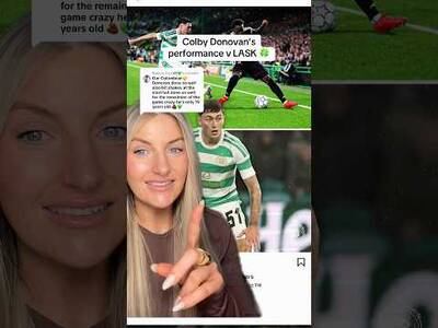 Colby Donovan’s performance v LASK for Celtic #celticfc #celticfans #celticpark
