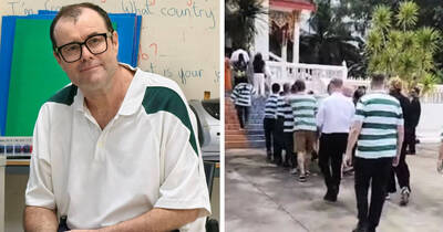 Celtic fan Paul Lennon carried to final resting place by Thai Tims after brain cancer battle