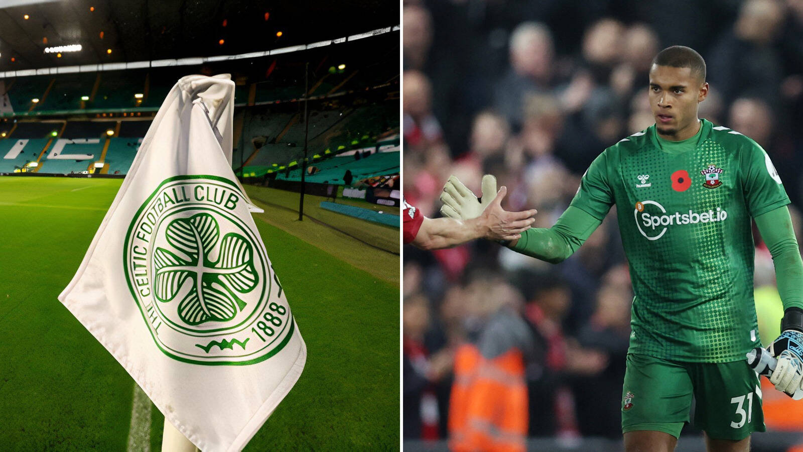 Celtic transfer target Gavin Bazunu was forced into goal before making a huge decision