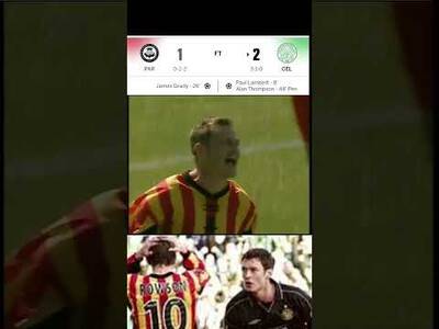 OTD 2003 CELTIC BEAT PARTICK AWAY 2-1 GOALS FROM LAMBERT & THOMPSON #CELTIC #blackmagic