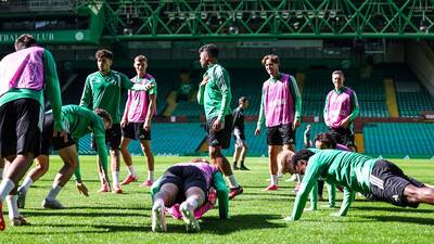 Training Gallery: LASK v Celtic Training Gallery: LASK v Celtic