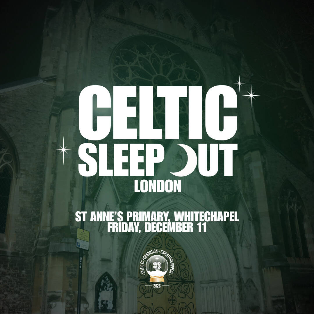 Foundation Celtic Sleep Out London event returns this December