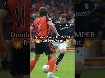 Drey Wright’s THUMPER in Dundee Derby 💥