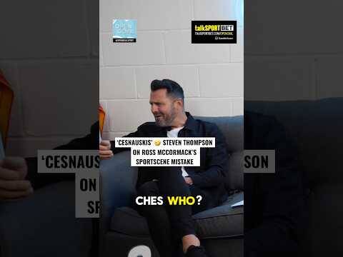 SPORTSCENE MISTAKE 🤣 Steven Thompson On Ross McCormack’s Cesnauskis Error #football #podcast