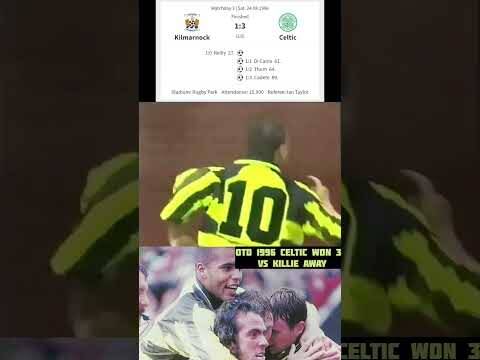 OTD 1996 CELTIC WON 3-1 AWAY TO KILLIE Goals from Di Canio, Thom, Cadete #celticfc