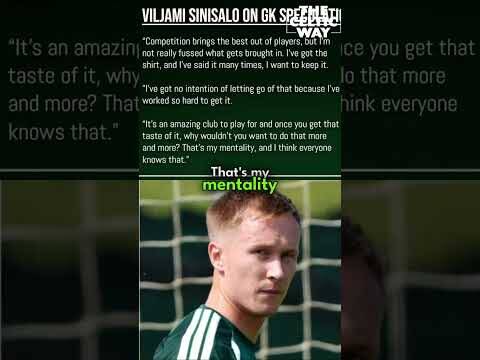 🧤Viljami Sinisalo’s DEFIANCE to remain Celtic’s number one despite rumoured interest in Balázs Tóth