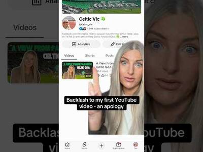 Thanks for the support on my first video #celticfc #celticfans #celticpark #footballcontentcreator