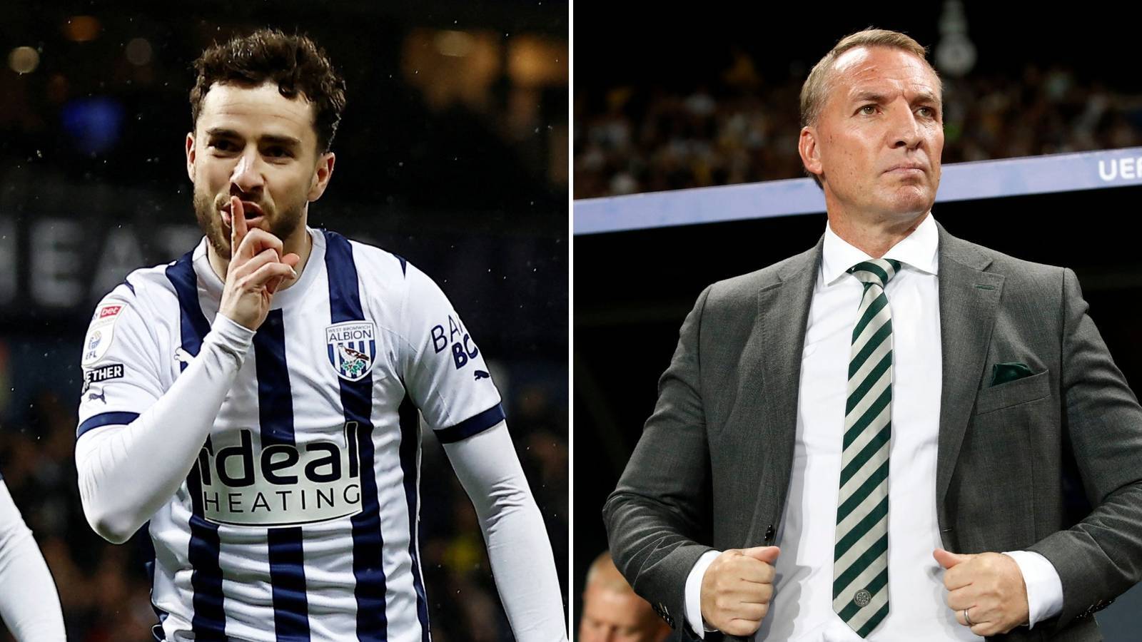West Brom could lose player Brendan Rodgers once tipped for enormous things at Celtic
