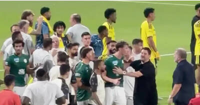 Ange Postecoglou and former Celtic star in blazing row as anger erupts over Saudi collapse