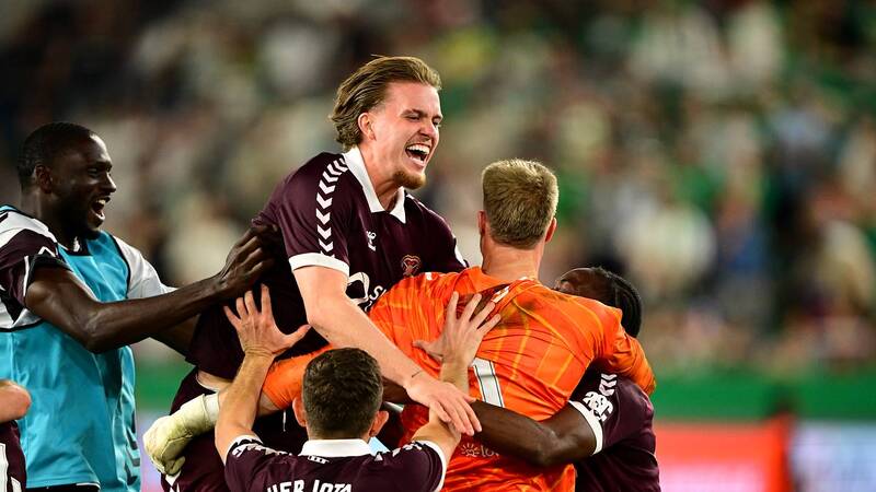 Hearts take clear swipe at Celtic after European win