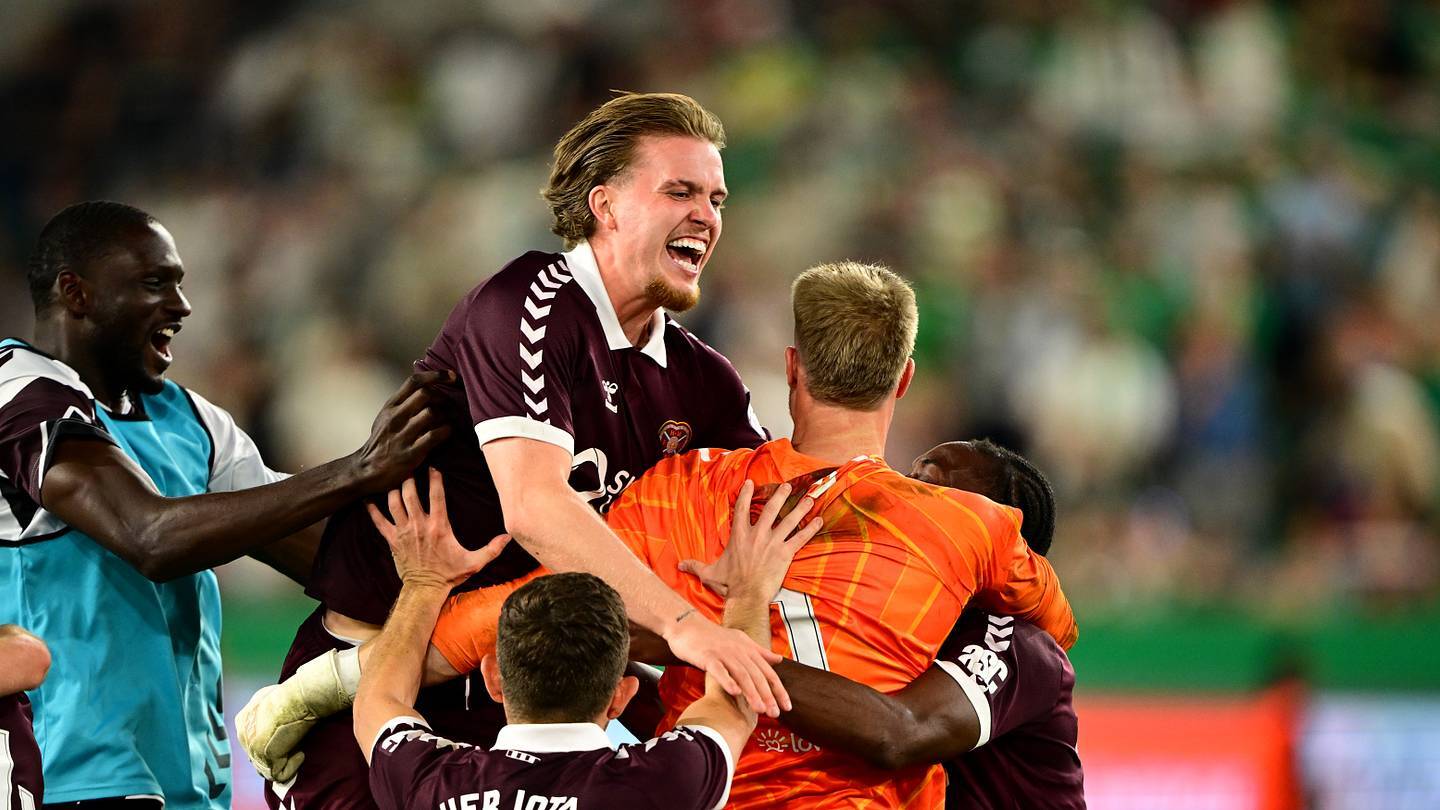 Hearts take clear swipe at Celtic after European win