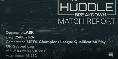 LASK 5, Celtic 1 &ndash; 25th August, 2026