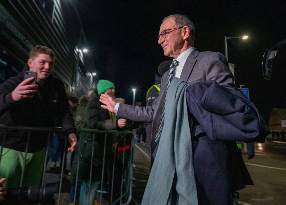 Take a bow- Ronnie Charters of STV Sport asking the only questions that matter to Celtic fans