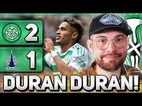 DURAN THROUGH THE MIDDLE! 🔥| Celtic 2-1 Falkirk | MATCH REACTION!