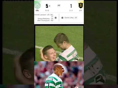 Otd 2003 Celtic Beat Livingston 5-1Larsson Got a Hat Trick! #Celtic