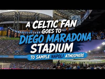 A Celtic Fan Goes To Diego Maradona Stadium | Atmosphere Highlights | Napoli 1-2 Como