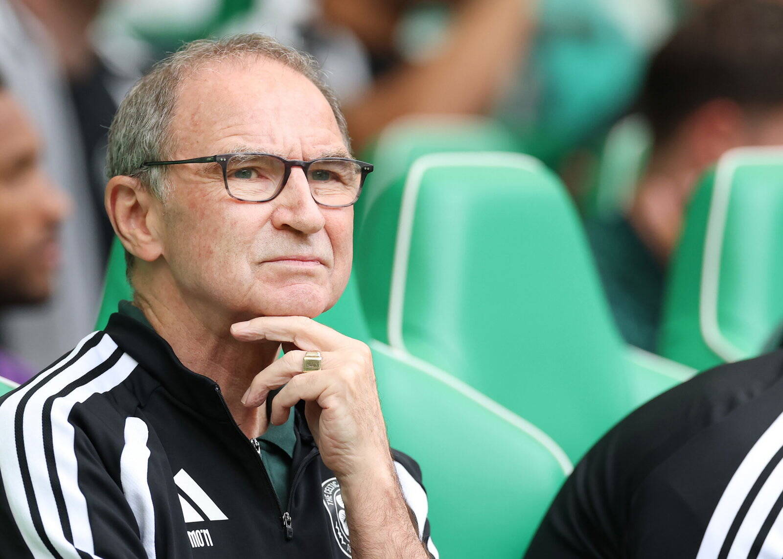 “Transfers! Wondering when that was coming out. All right. Cheerio, lads, OK?” Martin O’Neill