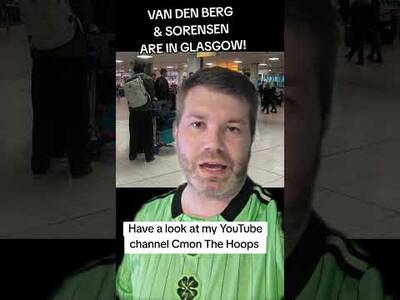 Oliver Sorensen & Joel van Den Berg In Glasgow! #celtic #transfernews #Parma #psv #celticfc