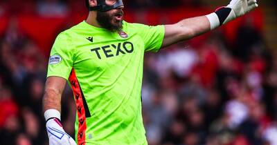 Marius Muller says Aberdeen fans ask if Batman is his dad as masked keeper has one liner ready