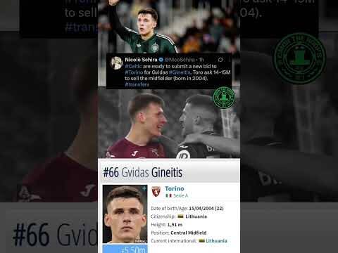 CELTIC CLOSING IN ON THE SIGNING OF GVIDAS GINEITIS FROM TORINO! #TORINO #CELTIC #transfernews