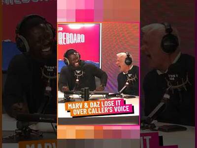 Marv & Daz Lose It Over Caller’s Voice