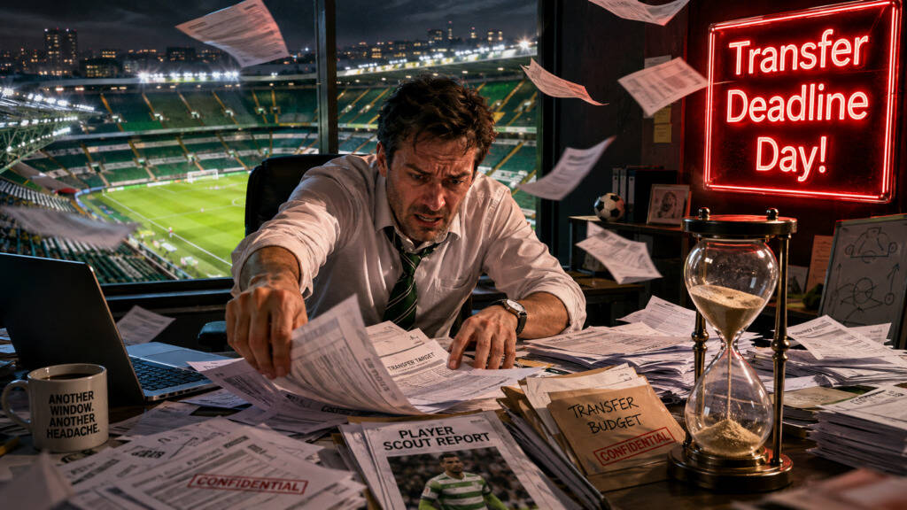 Finally, transfer urgency from Celtic after months and an avoidable disaster.