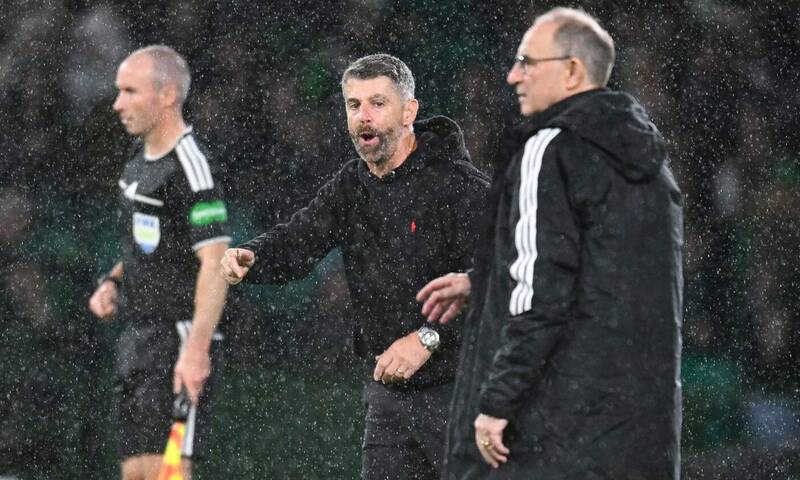 Stephen Robinson bemoans Aberdeen players not showing ‘belief’ in bruising first half of Celtic defeat