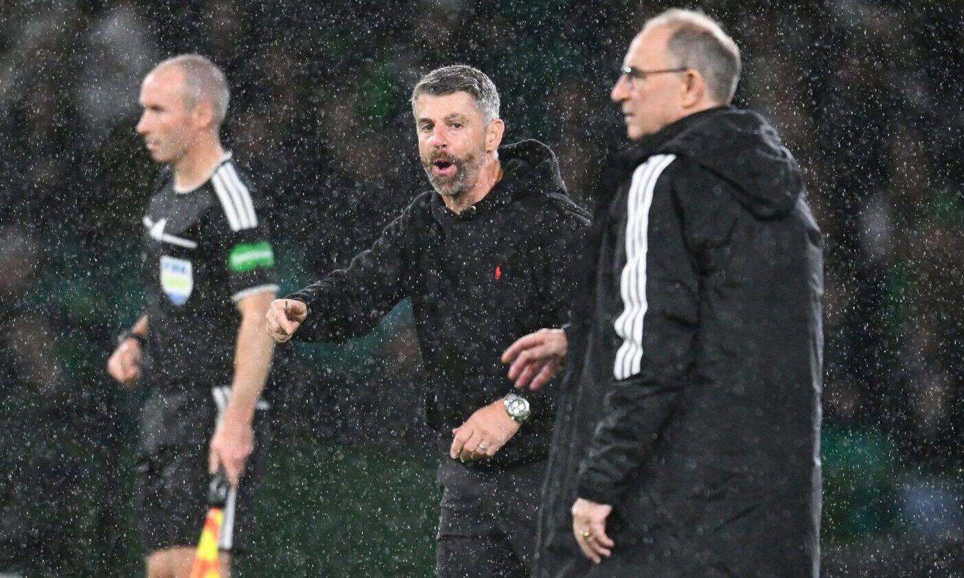 Stephen Robinson bemoans Aberdeen players not showing ‘belief’ in bruising first half of Celtic defeat