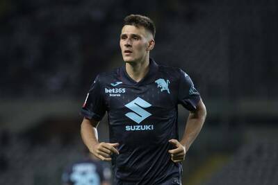Gvidas Gineitis on his way to Celtic after Coppa Italia loss Gvidas Gineitis on his way to Celtic after Coppa Italia loss