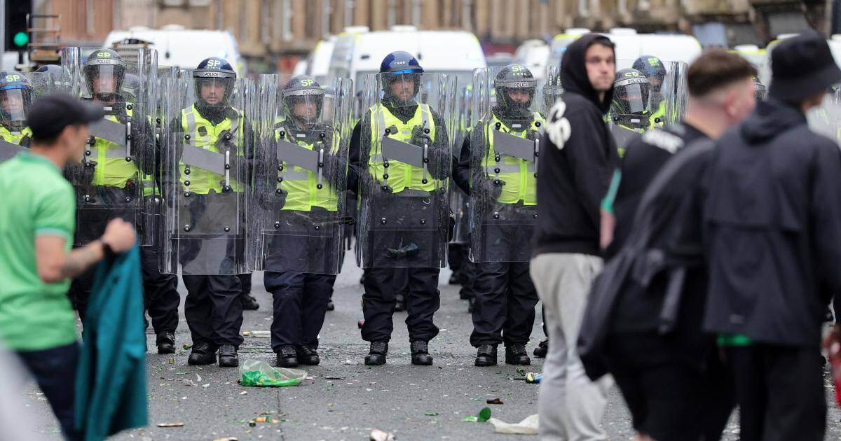 Three men arrested in connection with disorder at Celtic title party