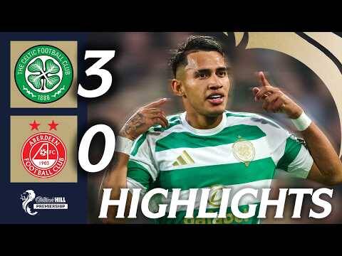 Celtic 3-0 Aberdeen | HIGHLIGHTS | William Hill Premiership