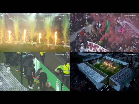 CRAZY SCENES Edinburgh Derby DELAYED | Pre Match Scenes Hibs vs Hearts