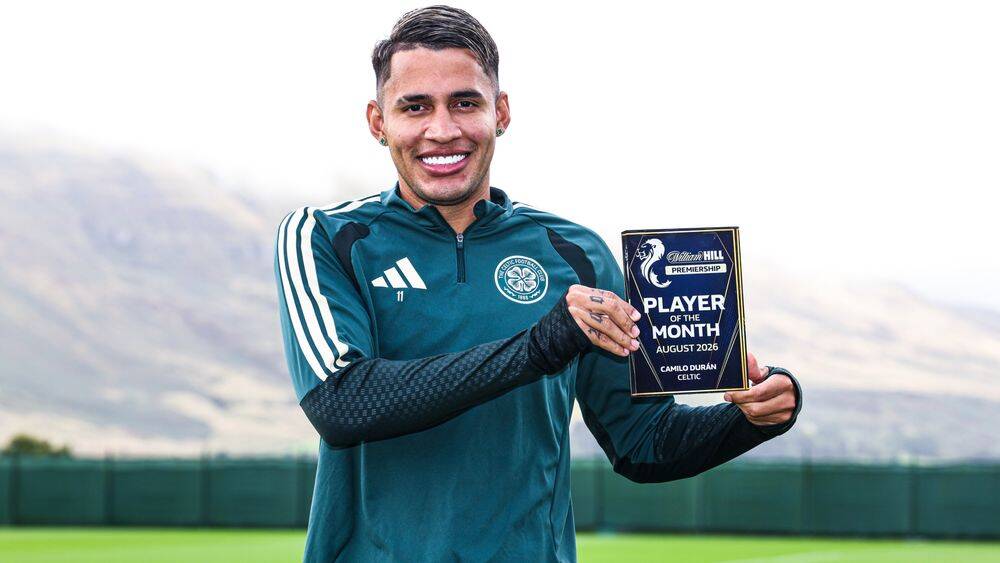 Camilo Durán is August’s SPFL Player of the Month