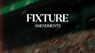 Fixture schedule amendments Fixture schedule amendments