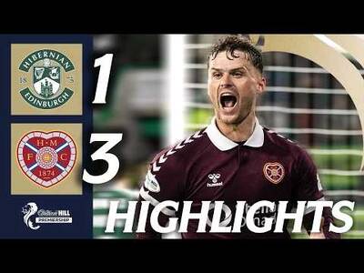Hibernian 1-3 Heart of Midlothian | HIGHLIGHTS | William Hill Premiership