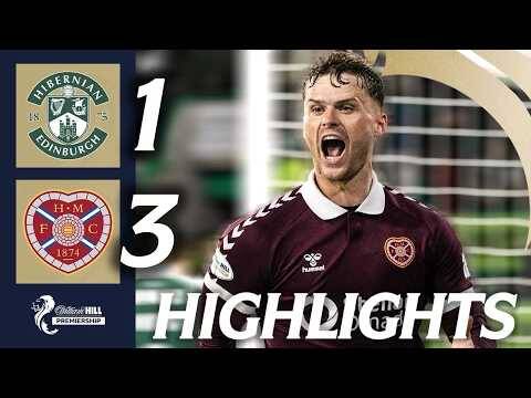 Hibernian 1-3 Heart of Midlothian | HIGHLIGHTS | William Hill Premiership