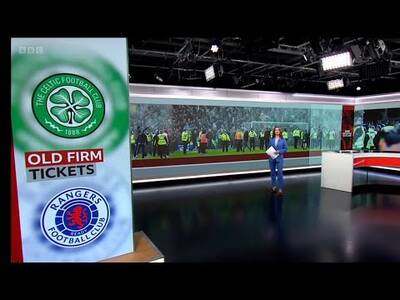 BBC Scotland News Report On No Away Fans For Celtic & Rangers Games