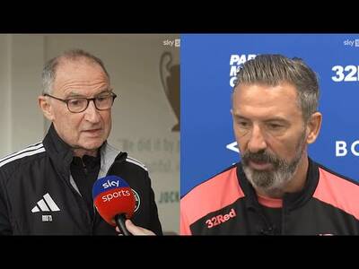 Martin O’Neill & Derek McInnes REACT To No Celtic Or Rangers Away Fans Martin O’Neill & Derek McInnes REACT To No Celtic Or Rangers Away Fans