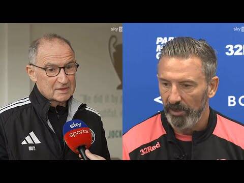 Martin O’Neill & Derek McInnes REACT To No Celtic Or Rangers Away Fans