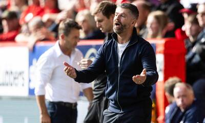 Boss Stephen Robinson says Aberdeen were ‘tired and jaded’ after facing Celtic and Rangers