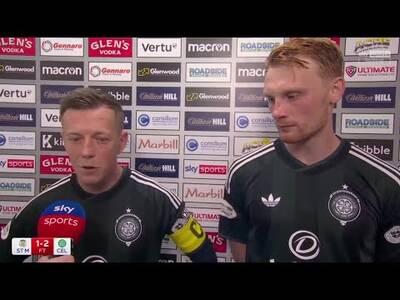 Callum Mcgregor & Liam Scales Post Match Reaction | St Mirren 1-2 Celtic
