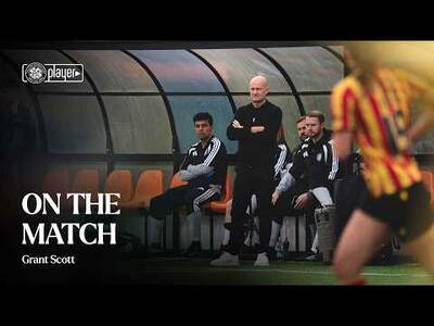 On the Match | Grant Scott reflects on 3-2 victory over Partick Thistle (07/09/26)