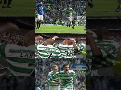 CHRIS SUTTON SCORING A BEAUTY OF A CHIP AGAINST RANGERS! #CELTIC #RANGERS #glasgowderby