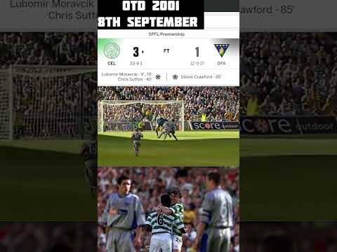 Otd 2001 Bobo Balde Made His Celtic Debut and the Hoops 3-1 Vs Dunfermline! Lubo Double #Celtic
