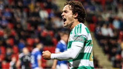 Mika Baur delighted to open his scoring account for Celtic